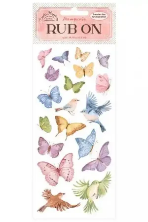 Pedido Al Por Mayor TRANSFERIBLES STAMPERIA RUB-ON CREATE HAPPINESS MARIPOSAS