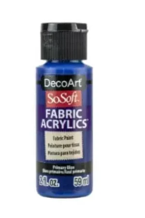 Compra Ahora PINTURA TELA SO-SOFT DSS042 AZUL PRIMARIO 59 ML