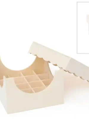 CAJA MADERA CON DIVISIONES 15x15x9.5 CM Pago Seguro