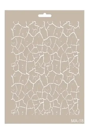 STENCIL CADENCE 21x30 CM CRAQUELADO Stock Limitado