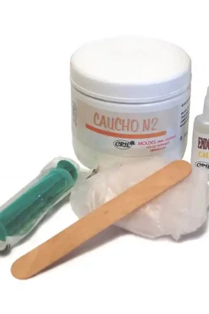 KIT SILICONA PARA MOLDES 500 GR Ordena Ya