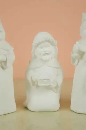 Moderno ESCAYOLA, REYES MAGOS INFANTILES 15 CM