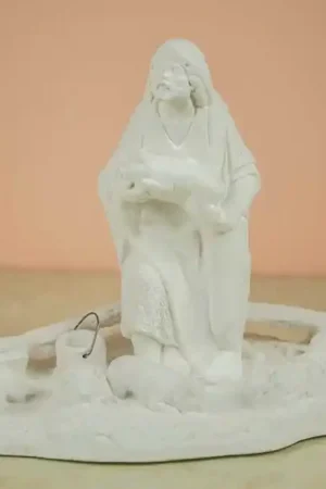 ESCAYOLA, PASTOR CON CERDITOS 20x25 CM Oferta Especial