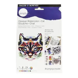 Precio De Oferta Activity Set Gouache/Témpera (Gato), Simply, Daler Rowney