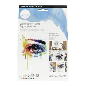 Compra Hoy Activity Set Acuarela (Ojos), Simply, Daler Rowney