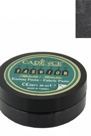 Gran Oferta PASTA RELIEVE TEXTIL CADENCE FASHION METÁLICA PLATA 150 ML