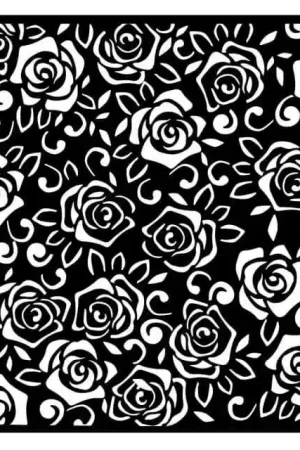 Precio De Oferta STENCIL STAMPERIA 18x18 ROSE PARFUM TEXTURE DI ROSE