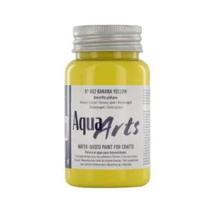 Pintura Aqua Arts Titan Amarillo Plátano (802) 100 ml. Directo De Fábrica