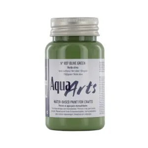 Artesanal Pintura Aqua Arts Titan Verde Oliva (807) 100 ml.