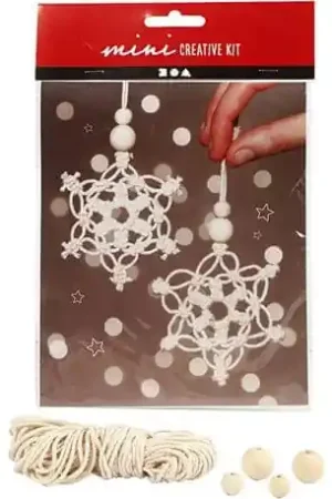 Oferta Flash KIT MINI COPO DE NIEVE MACRAMÉ