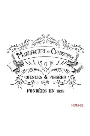 Nueva Colección STENCIL CADENCE 25x25 CM MANUFACTURE DE CHAUSSURES