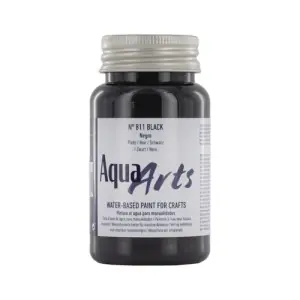Pintura Aqua Arts Titan Negro (811) 100 ml. Precio Económico