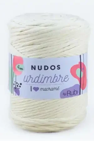 Oferta De Temporada URDIMBRE 4 MM RUBI NUDOS COL. 002
