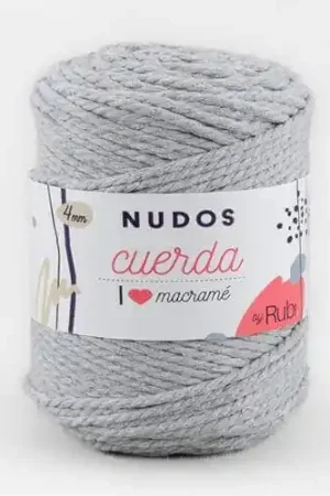 Moderno MACRAMÉ 4 MM RUBI NUDOS CUERDA COL. 003