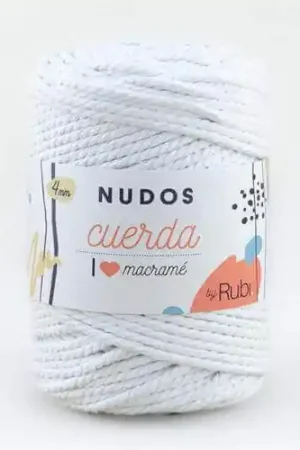 Popular MACRAMÉ 4 MM RUBI NUDOS CUERDA COL. 001
