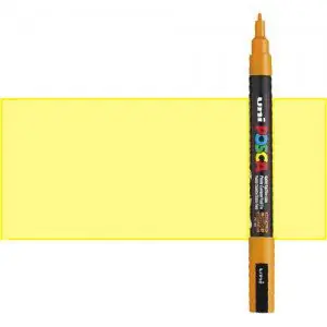 Solo Hoy POSCA Rotulador Amarillo Sol (P2) PC3M