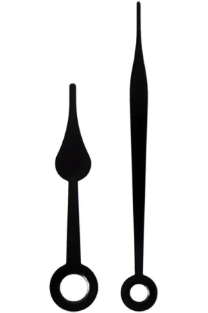 De Moda AGUJAS RELOJ FLECHA NEGRA 42/60 MM