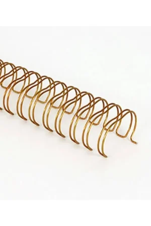 Precio Reducido ESPIRAL ENCUADERNAR 38 MM BRONCE, PAR