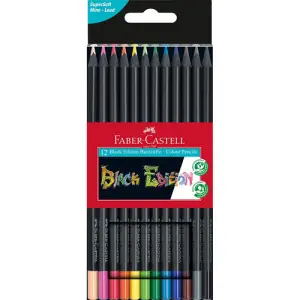 Popular Caja 12 lápices color Black Edition Faber Castell