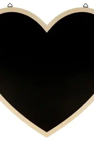 Rebajas PIZARRA NEGRA CORAZÓN 30x27x0.5 CM