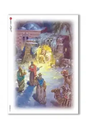 PAPEL ARROZ PAPERDESIGNS A3 NAVIDAD BELÉN A Buen Precio