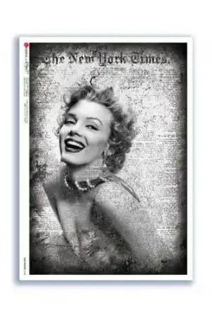PAPEL ARROZ PAPERDESIGNS A3 MARILYN Envío Inmediato