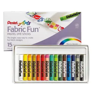 Fabric Fun Pentel 15 pasteles textiles Máxima Calidad