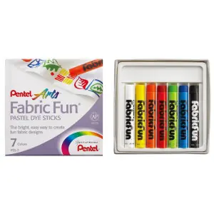 Fabric Fun Pentel 7 pasteles textiles Promoción Exclusiva