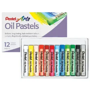 Pasteles al óleo Pentel Set de 12 Oferta Limitada