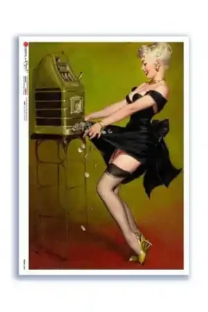 Oferta Especial PAPEL ARROZ PAPERDESIGNS A4 PINUP TRAGAPERRAS