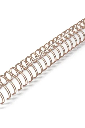 Certificado ESPIRAL ENCUADERNAR 25 MM ORO ROSA, PAR