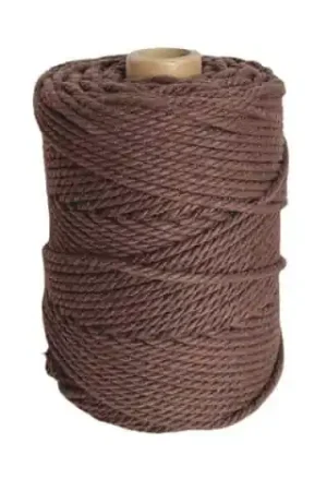 Nuevo Modelo MACRAMÉ 2 MM CASASOL CHOCOLATE 100 M 400 GR