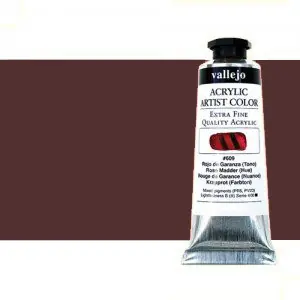 Popular Acrílico Vallejo Artist n. 307 color tierra rosa oscura (60 ml)