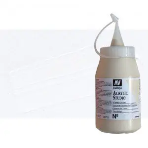 Promoción Exclusiva Acrílico Vallejo Studio n. 941 color Blanco UV Reactivo (500 ml)