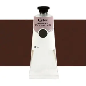 Tinta Cranfield para grabado tradicional Siena Tostada, 75 ml. Máxima Calidad