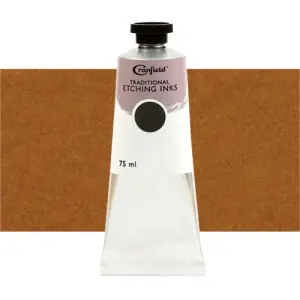 Precio Económico - Tinta Cranfield para grabado tradicional Siena Natural, 75 ml.