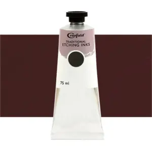 Tinta Cranfield para grabado tradicional Ocre Rojo, 75 ml. Moderno