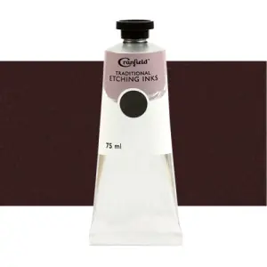 Tinta Cranfield para grabado tradicional Van Dyck Marrón, 75 ml. Envío Internacional