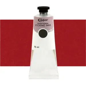 Precio Rebajado Tinta Cranfield para grabado tradicional Rojo Rubí, 75 ml.