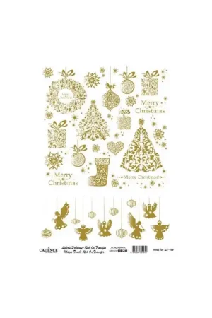 TRANSFER MAGIC TOUCH ORO 30x42 CM Nº006 Envío Inmediato