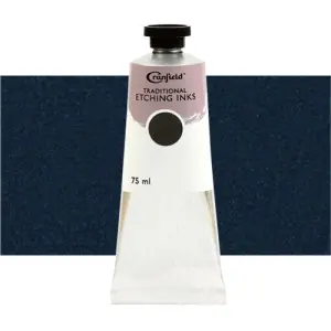 Tinta Cranfield para grabado tradicional Laca Azul Turquesa, 75 ml. Ocasión Especial