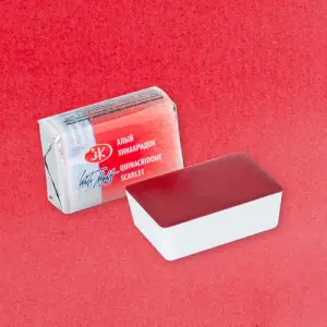 Acuarelas White Nights en godet Escarlata Quinacridona 385 Precio Reducido