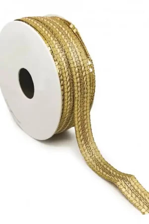 CINTA MANUALIDADES "LUCIO ORO" 15 MM X 1 M Envío Inmediato