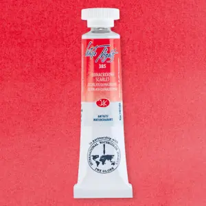 Acuarelas White Nights en tubo 10 ml.  Escarlata Quinacridona 1385 Precio Bajo