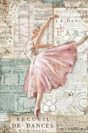 Promoción Exclusiva PAPEL ARROZ STAMPERIA A4 PASSION DANCER