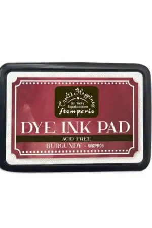 TAMPÓN TINTA STAMPERIA DYE INK PAD BURGUNDY Alta Calidad