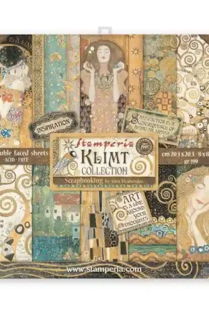 PAPEL SCRAP STAMPERIA BLOC 20x20 KLIMT Compra Hoy