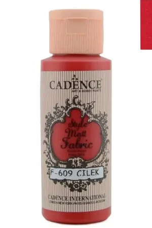 Entrega Rápida PINTURA TELA CADENCE STYLE MATT F609 FRESA 59 ML