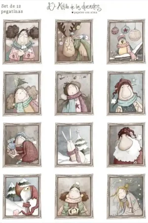 Certificado PEGATINAS EL ALTILLO DE LOS DUENDES SELLOS DE NAVIDAD