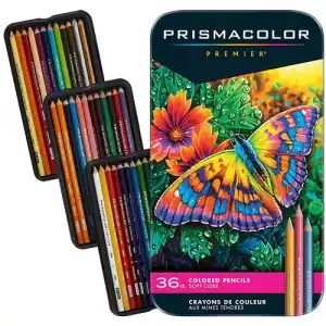 Últimas Unidades Prismacolor Premier caja metal 36 lápices de colores